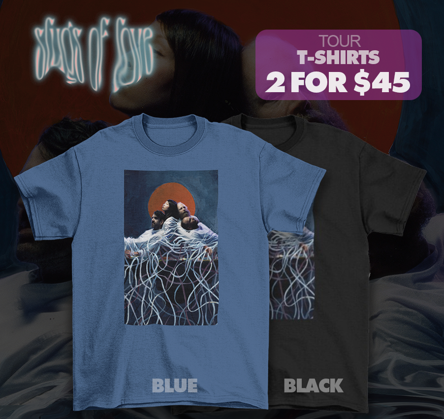 BLUE AND BLACK TOUR T-SHIRT